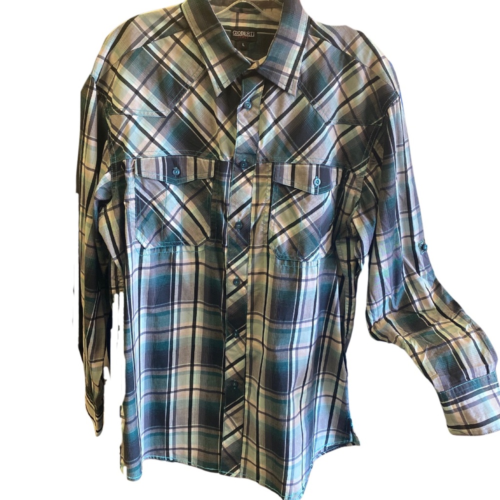 Men’s Nice Casual Dress Button-Up Shirt